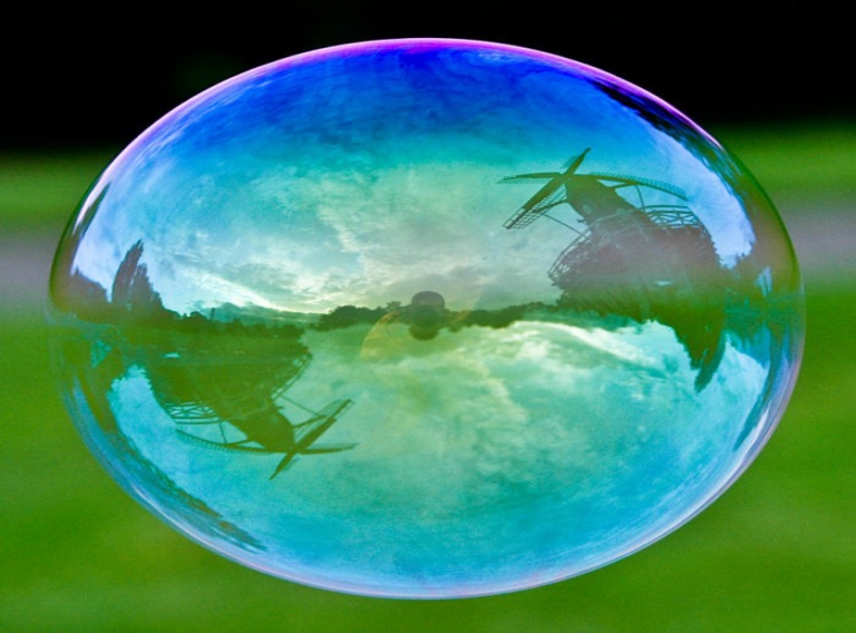 神奇的水滴摄影，泡泡中的世界